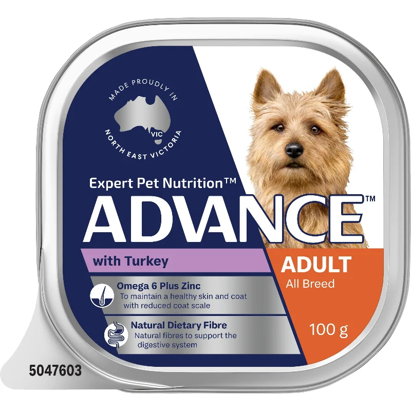 Advance Turkey All Breed Adult Dog Wet Food 100g