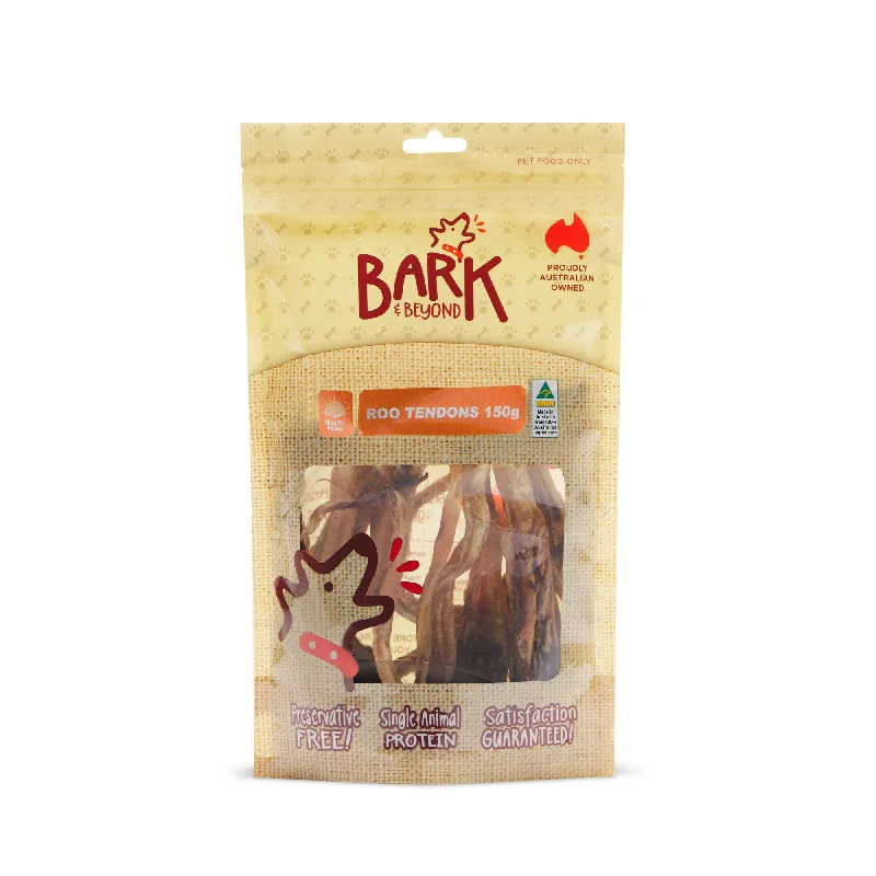 Bark And Beyond Kangaroo Tendons Dog Treats 150g