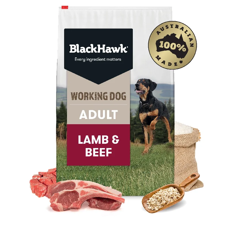 Black Hawk Original Lamb and Beef Working Dog Dry Dog Food 20kg