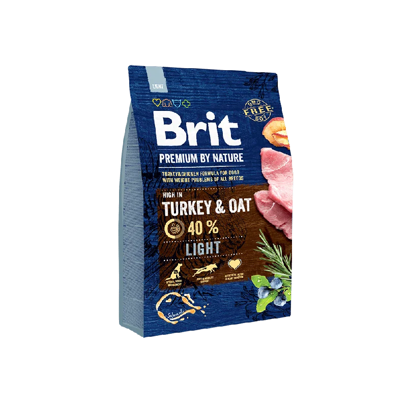 Brit Premium dog Light, Turkey & Oat