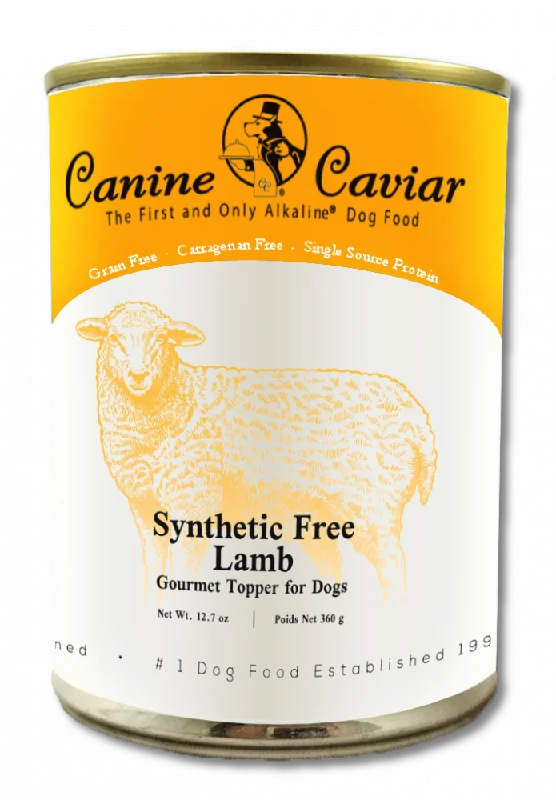 Canine Caviar Grain Free Synthetic Free Lamb Recipe Canned Dog Food