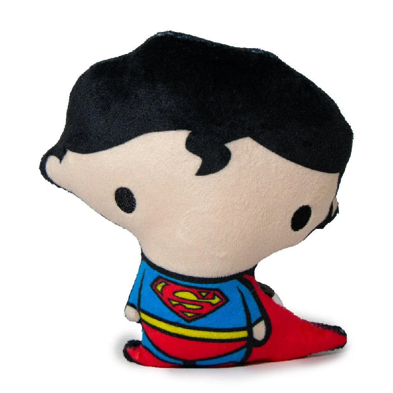 Chibi Superman Plush Dog Toy with Squeaker from Buckle Down