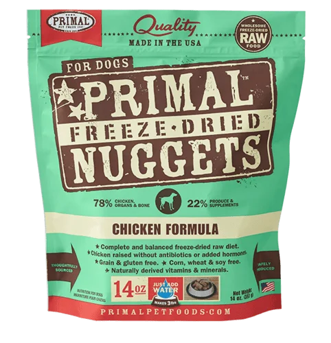 Chicken Formula Nuggets Grain-Free Raw Freeze-Dried Dog Food