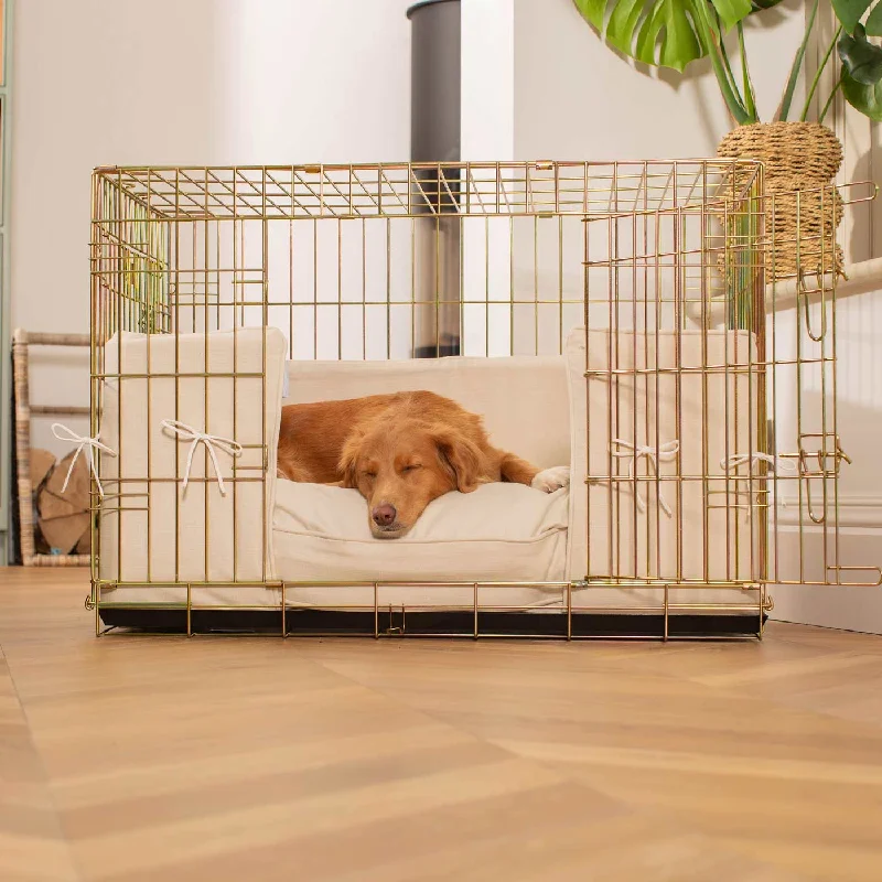 Dog Crate Bumper in Savanna Bone by Lords & Labradors