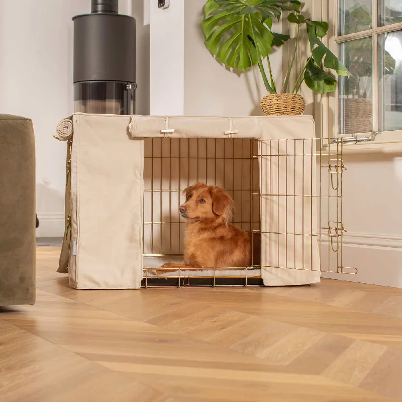 Dog Crate Cover In Savanna Bone by Lords & Labradors