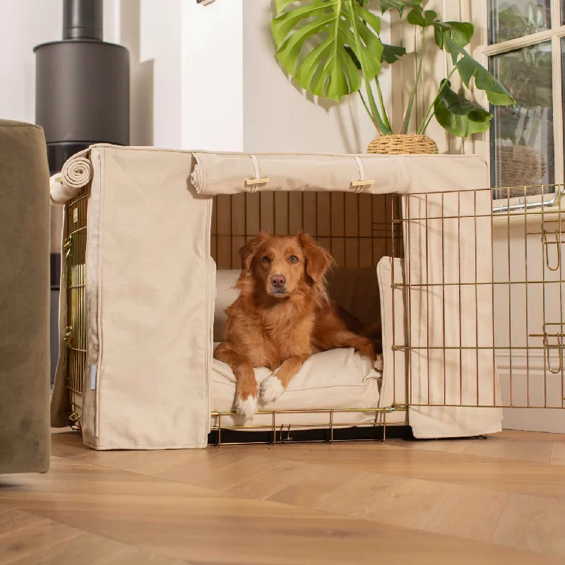 Dog Crate Set in Savanna Bone by Lords & Labradors