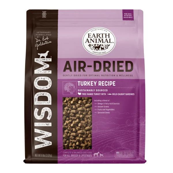 Earth Animal Wisdom Air-Dried Turkey Recipe Premium Natural Dog Food