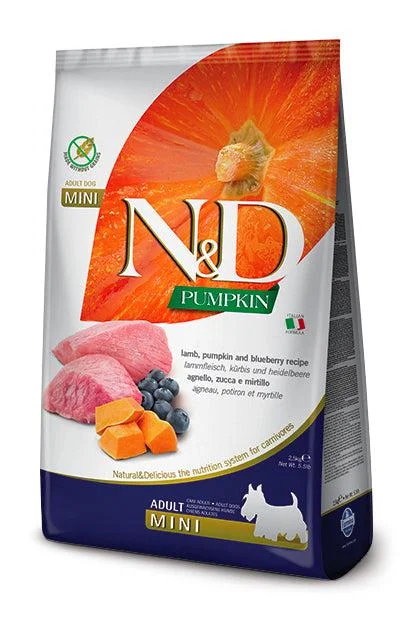 Farmina Pumpkin Lamb and Blueberry Mini Dry Dog Food