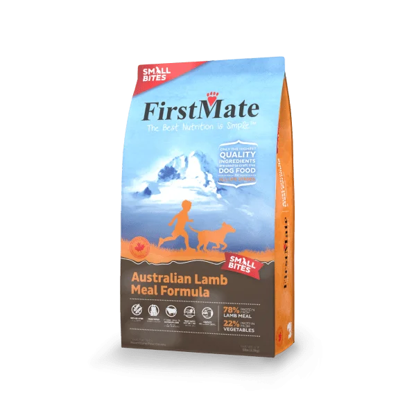 FirstMate Grain Free Limited Ingredient Diet Australian Lamb Meal Formula Small Bites Dog Food