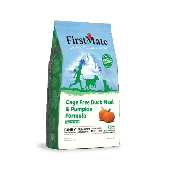 FirstMate Grain Free Limited Ingredient Diet Duck and Pumpkin Formula Dry Dog Food