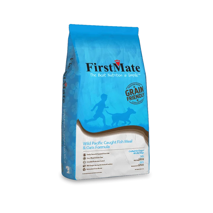 FirstMate Grain Friendly Wild, Pacific Caught Fish & Oats Formula Dog Food