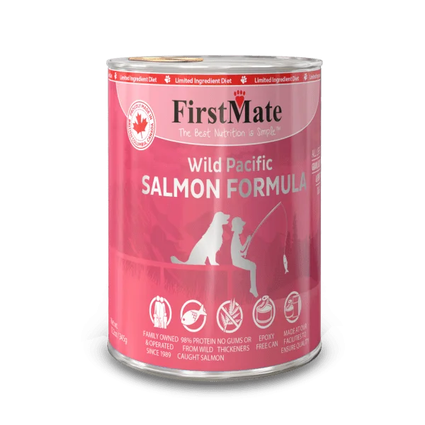 FirstMate Limited Ingredient Wild Salmon Formula Canned Food for Dogs