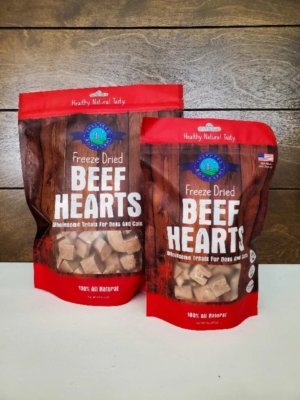 FREEZE DRIED BEEF HEARTS-3oz