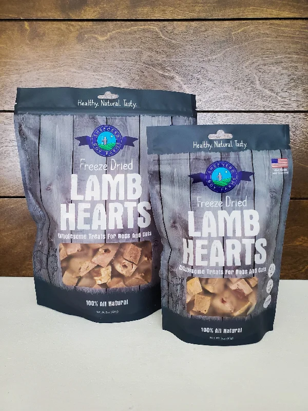 FREEZE-DRIED LAMB HEARTS-3oz