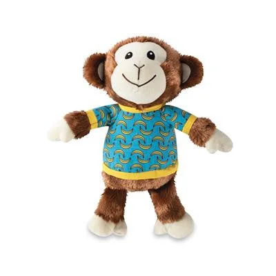 Fringe Bananas The Monkey Plush Dog Toy