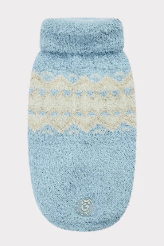 GF Pet Fuzzy Light Blue Dog Sweater