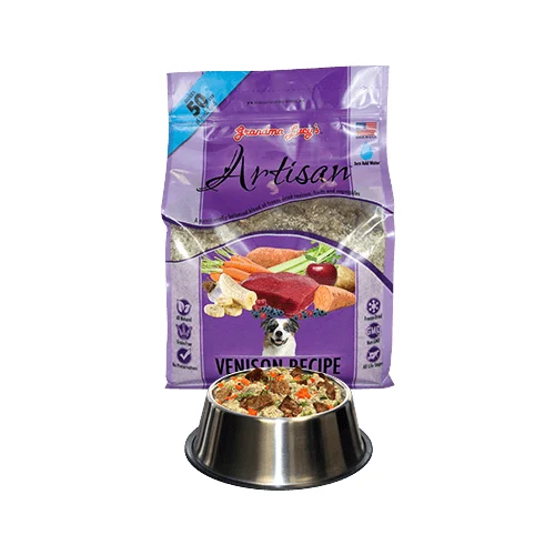 Grandma Lucy's Artisan Venison Freeze-Dried Dog Food