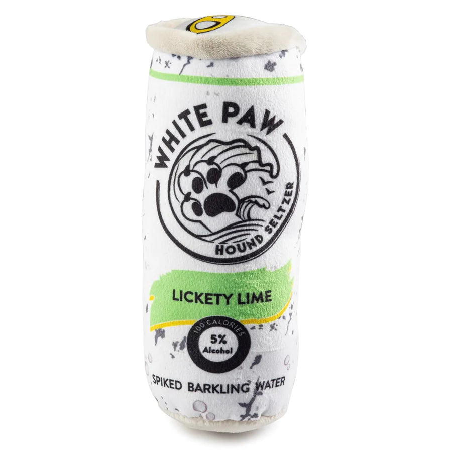 Haute Diggity Dog - White Paw Hound Seltzer Lickety Lime Dog Toy