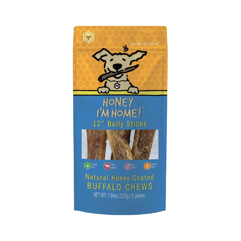 Honey I'm Home 12'' Bully Sticks 5pc