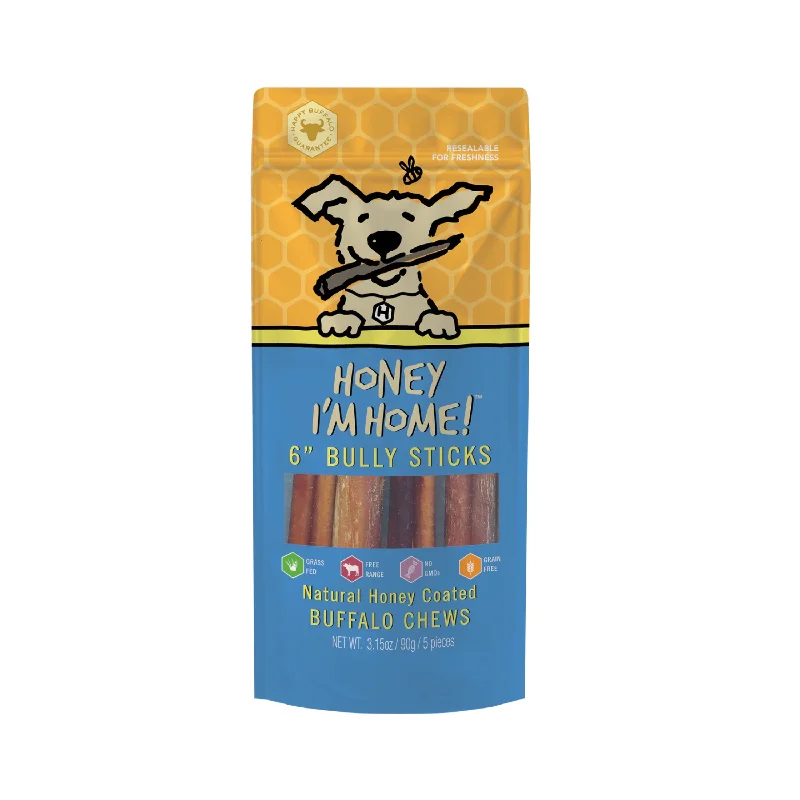 Honey I'm Home 6'' Bully Sticks 5pc