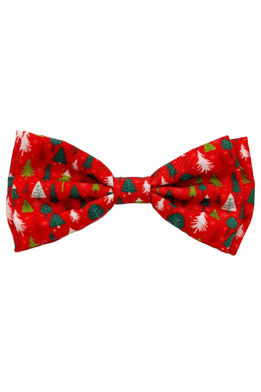 Huxley and Kent Christmas Tree Dog Bowtie