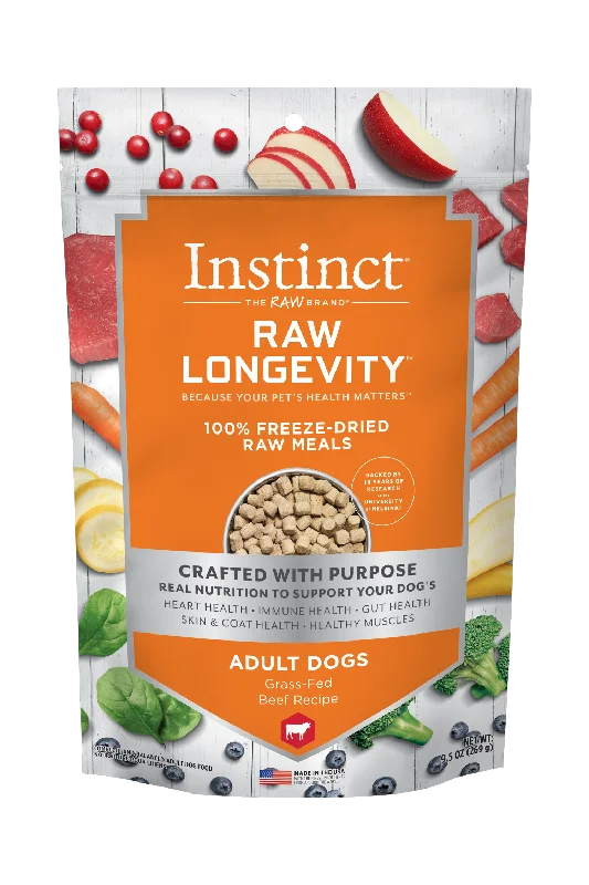 Instinct Longevity Beef Bites Freeze Dried Dog Food