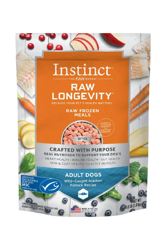 Instinct Longevity Pollock Bites Raw Dog Food