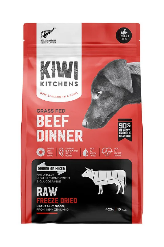 Kiwi Kitchens Raw Freeze Dried Beef Dog Food