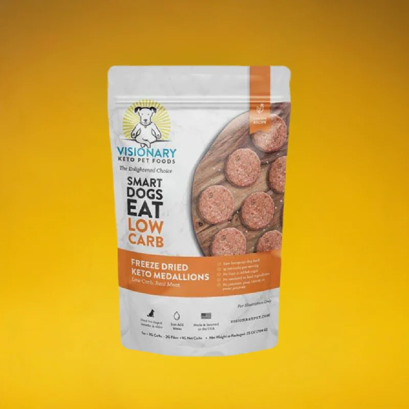 Low Carb, High Protein Dog Food - Freeze Dried - Chicken Recipe - 25oz Bag