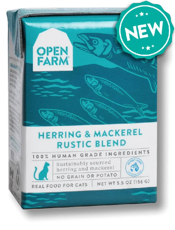 Open Farm Grain Free Herring & Mackerel Recipe Rustic Blend Wet Cat Food