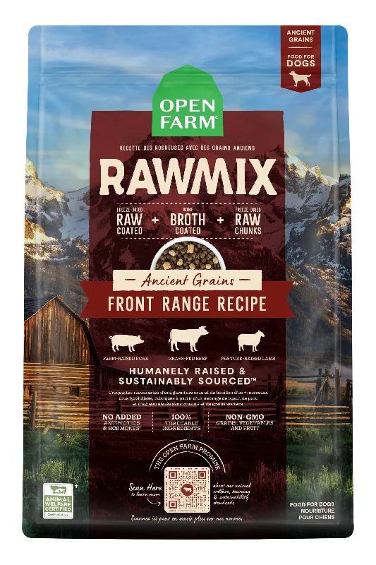 Open Farm Raw Mix Front Range Ancient Grains Dry Dog Food