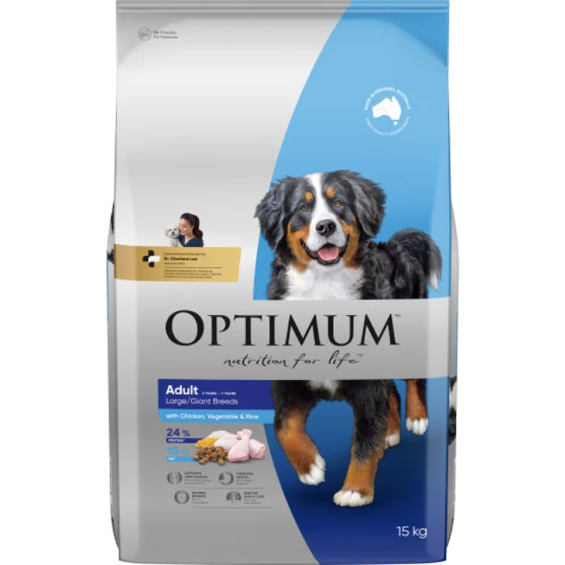 Optimum Chicken Large Breed Adult Dry Dog Food 15kg