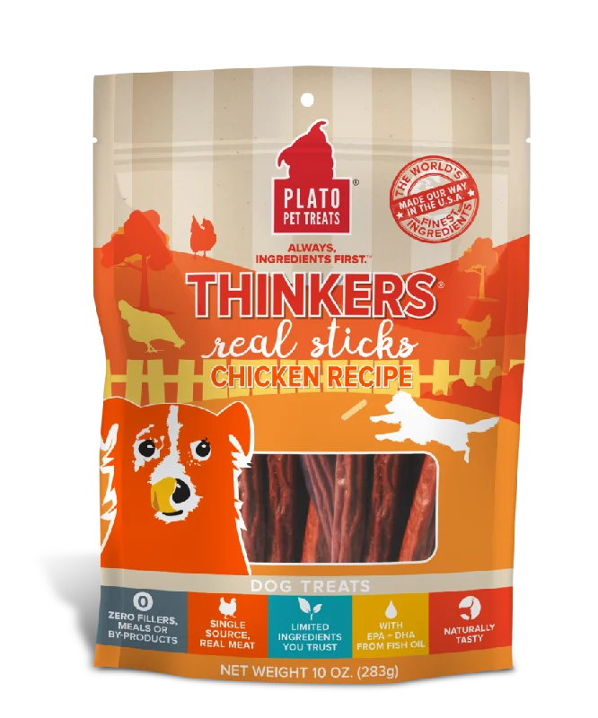 Plato Thinkers Chicken Dog Treats