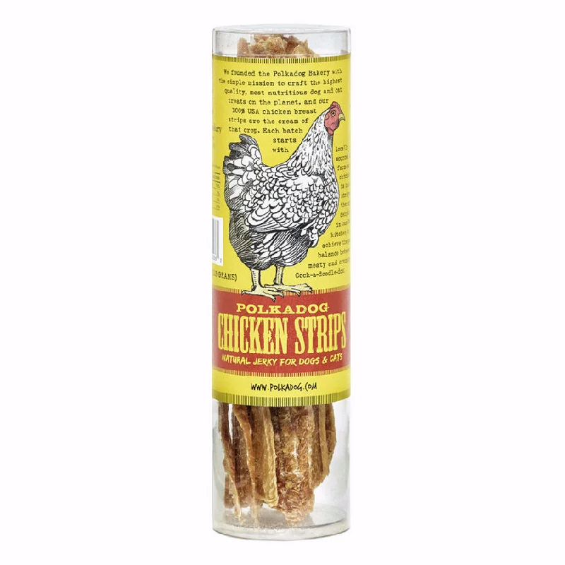 Polka Dog Chicken Strips Dog Treats 4oz