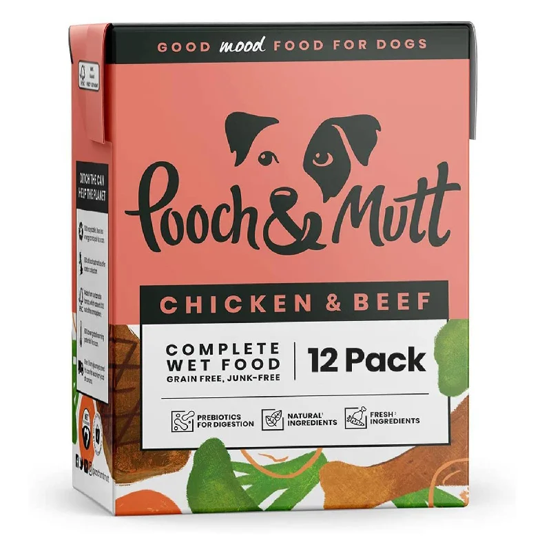 Pooch & Mutt Chicken & Beef Dog Food (Case of 12)