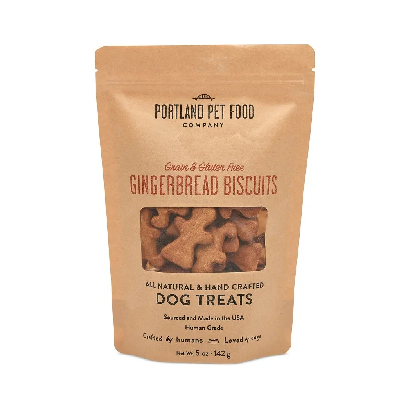 Portland Pet Gingerbread Biscuit Treats 5oz