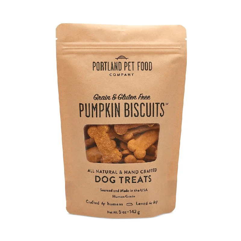 Portland Pet Pumpkin Biscuit Treats 5oz