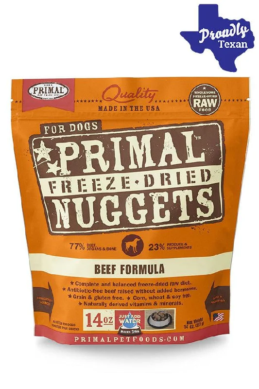 Primal Freeze Dried Nuggets Beef Dog Food