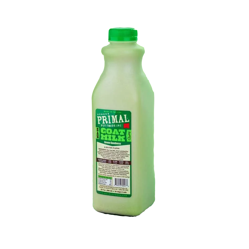 Primal Raw Goat Milk+ Green Goodness