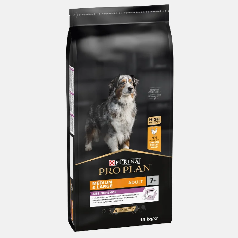 PRO PLAN Dog Medium/Large Senior Age Defence with Chicken Dry Food 14KG