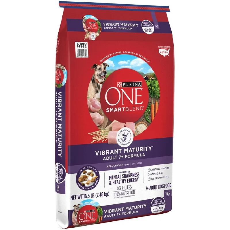 Purina ONE SmartBlend Vibrant Maturity 7+ Senior Formula Dry Dog Food