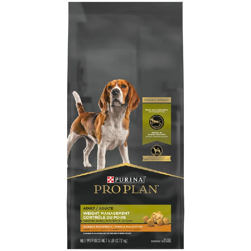 Purina Pro Plan Shredded Blend Chicken & Rice Formula With Probiotics Weight Management Dry Dog Food