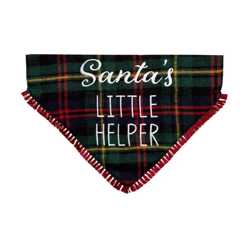 "Santa's Little Helper" Dog Bandana