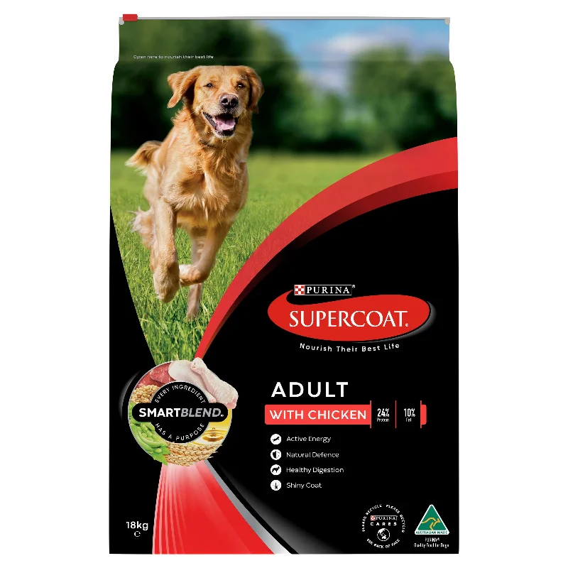 Supercoat - Adult with Chicken Dog Dry Food (18kg)