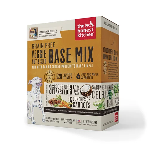 The Honest Kitchen Dehydrated Grain Free Veggie, Nut & Seed Base Mix Dog Food