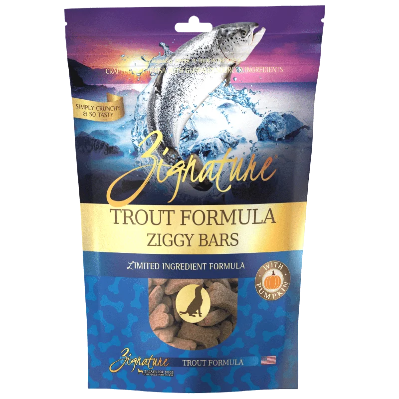 Zignature Trout  Biscuit Treats For Dog, 12oz