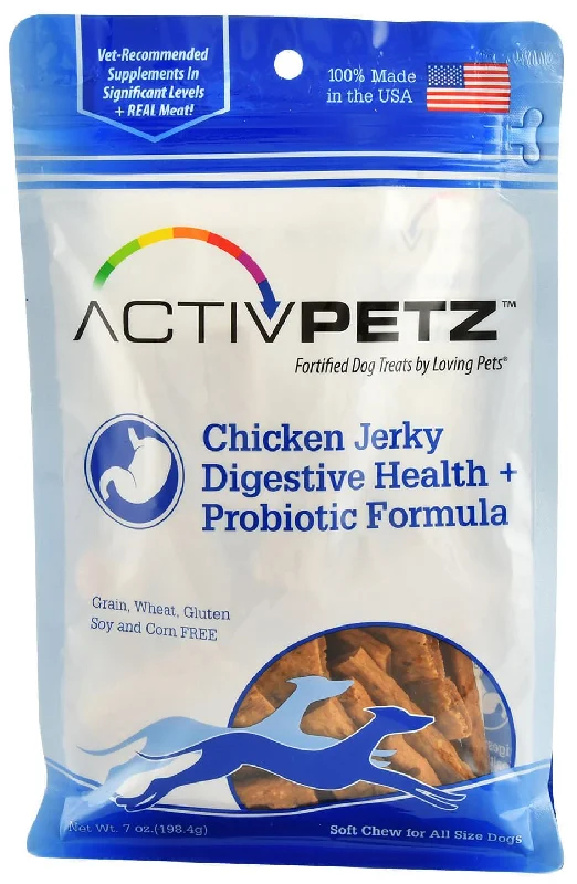 ActivPetz Digestive Health + Probiotic Jerky Treats