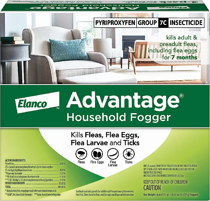 Advantage Household Fogger, 3 pack