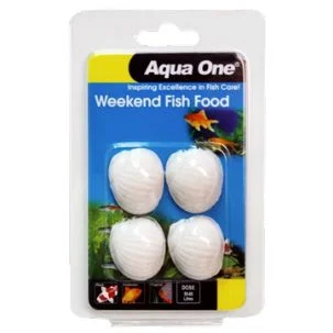 Aqua One Block Weekend Fish Food 20G