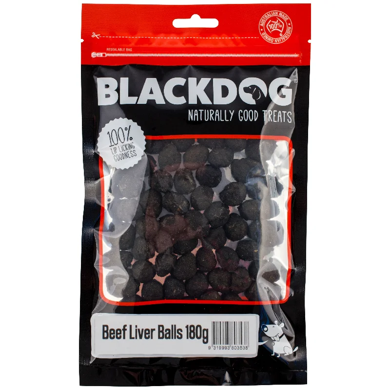 Blackdog Beef Liver Meat Balls Dog Treats 180g